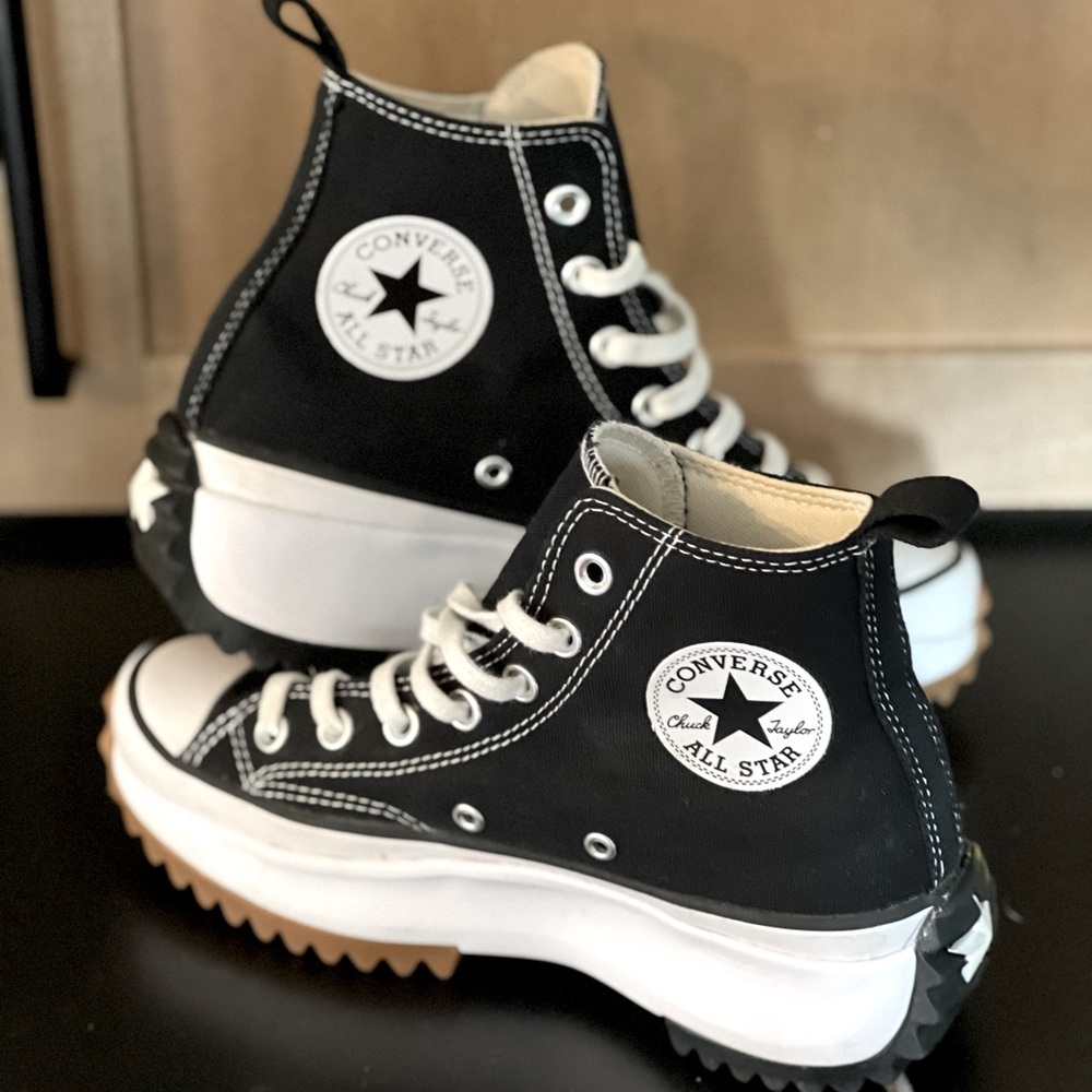 👟 👟 SHIPS FREE Converse Run Star Hike Platform Black Women’s 6.5\Men’s 5 👟 👟